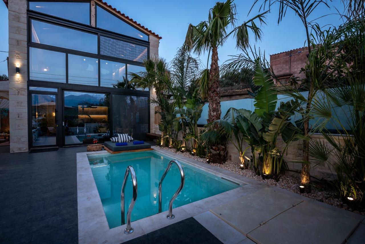 Villa Armenus, Private Pool, Garden, Bbq Chrissi Akti Chania Exterior foto