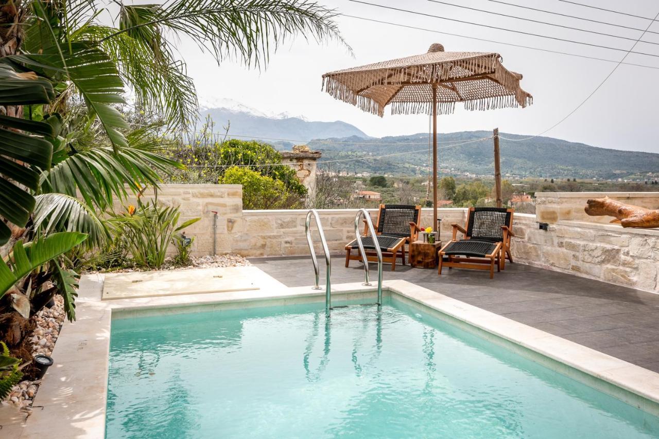 Villa Armenus, Private Pool, Garden, Bbq Chrissi Akti Chania Exterior foto