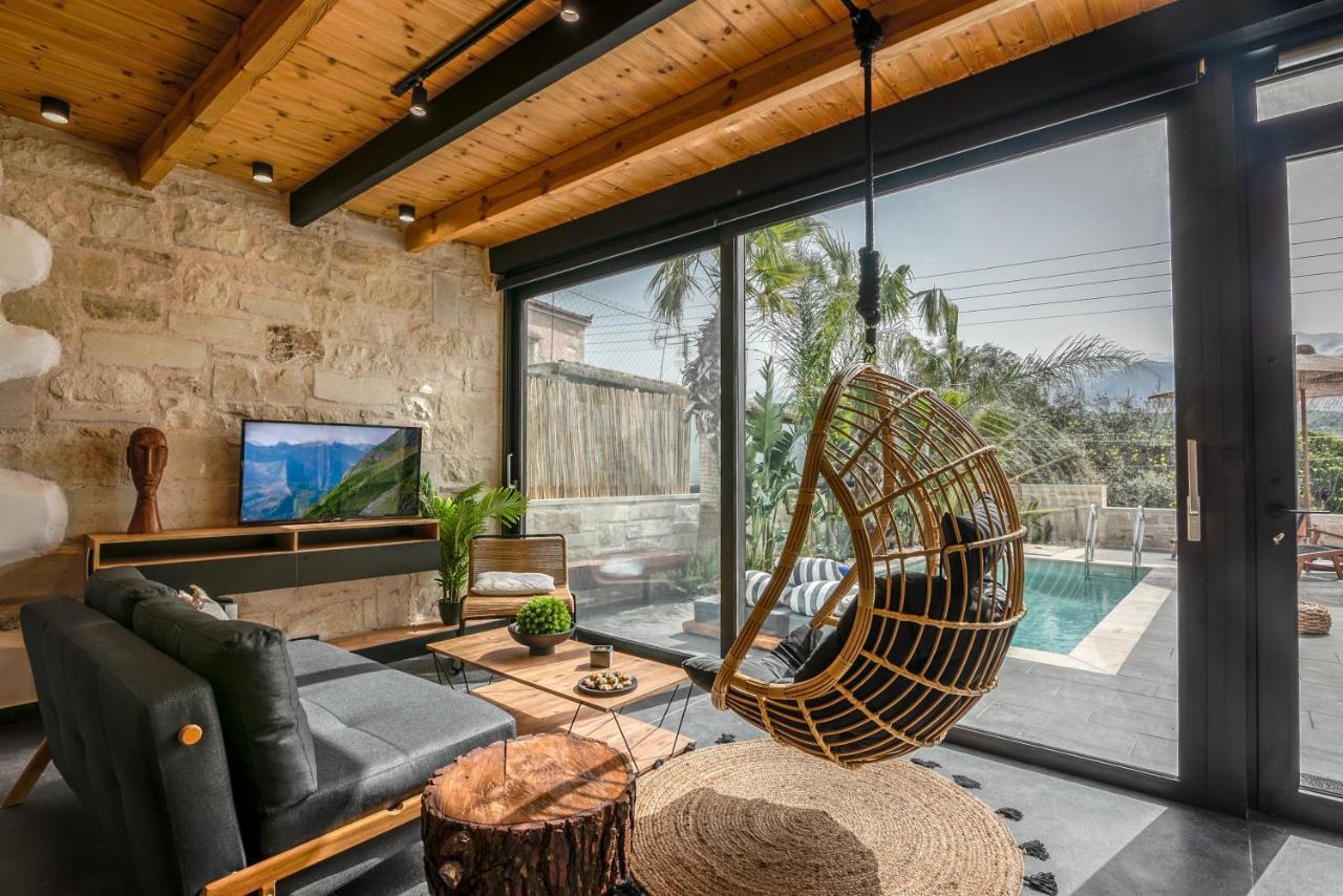 Villa Armenus, Private Pool, Garden, Bbq Chrissi Akti Chania Exterior foto